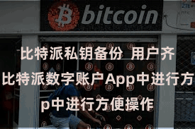 比特派私钥备份 用户齐不错在比特派数字账户App中进行方便操作