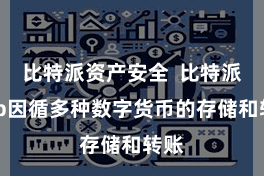 比特派资产安全  比特派App因循多种数字货币的存储和转账
