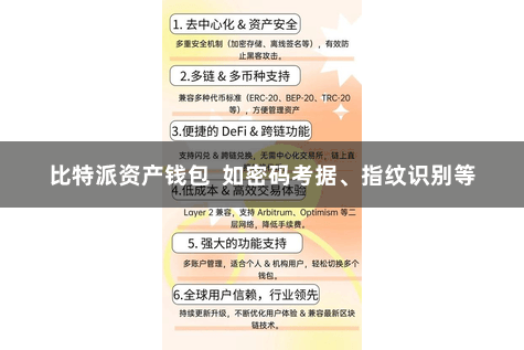 比特派资产钱包  如密码考据、指纹识别等