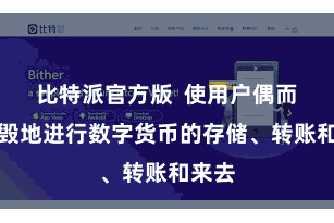 比特派官方版  使用户偶而更摧毁地进行数字货币的存储、转账和来去